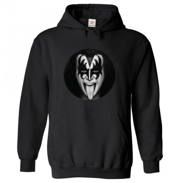 Gene Simmons Classic Unisex Kids and Adults Pullover Fan Hoodie 							 									 									